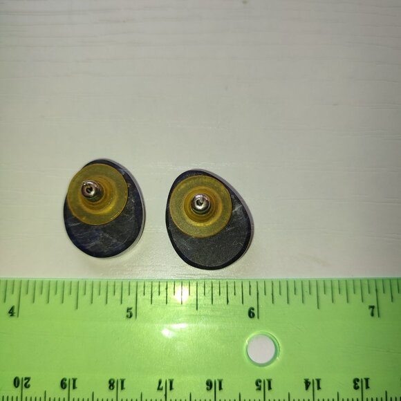 Retro Style Earrings Studs Vintage Tear Drop Teardrop 70s Lightweight - Picture 6 of 7